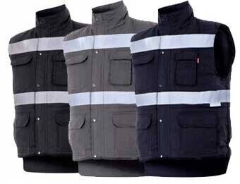 CHALECO CON CINTAS ACOLCHADO MULTIBOLSILLOS