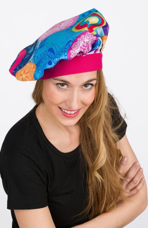 GORRO CHEF FASHION BLUE