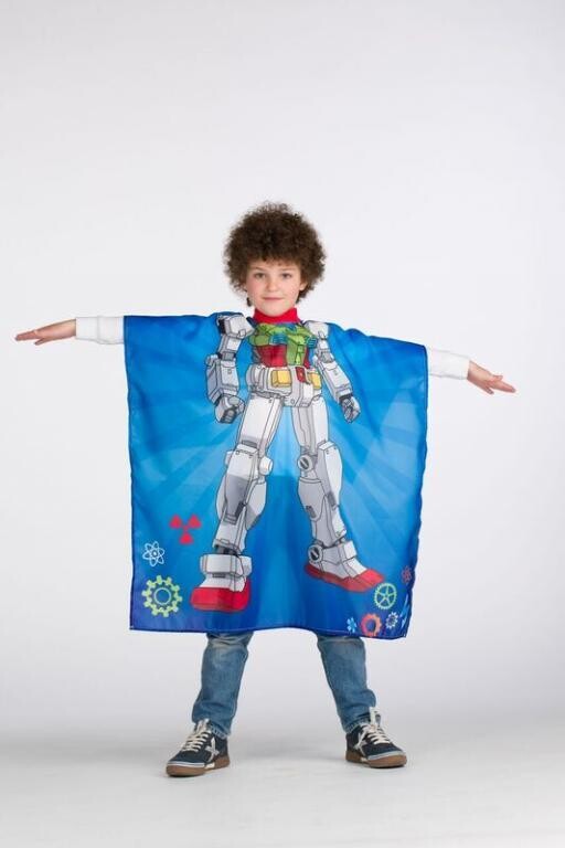 CAPA PELUQUERIA INFANTIL ROBOT