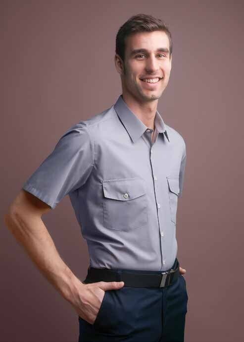 CAMISA HOMBRE M-C DOS BOLSOS