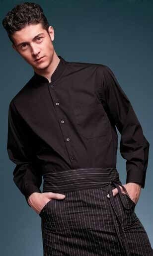 CAMISA CUELLO MAO RICA EN ALGODÓN