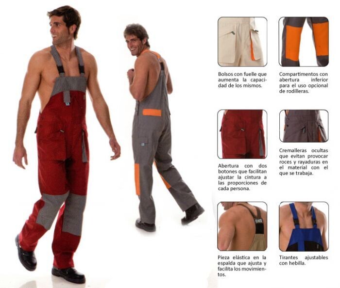 COLECCION PROFESIONAL: PETO BICOLOR