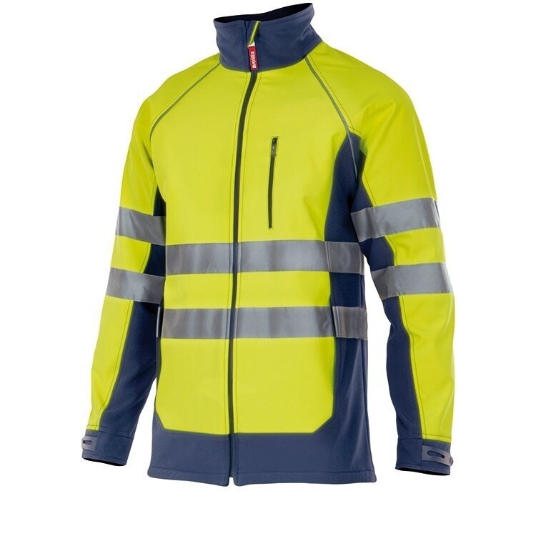 CHAQUETA SOFT SHELL BICOLOR ALTA VISIBILIDAD