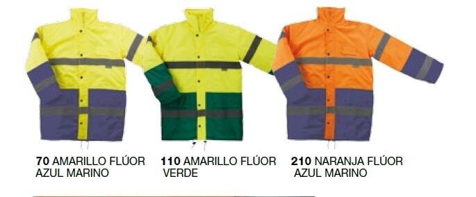 PARKA BICOLOR ALTA VISIBILIDAD