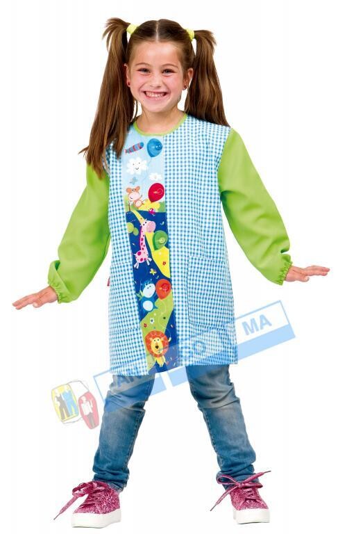 BABI COLEGIAL BICHOS TURQUESA