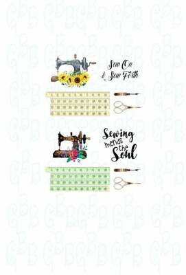 Sewing Machine Tape Measure Bundle Digital Download