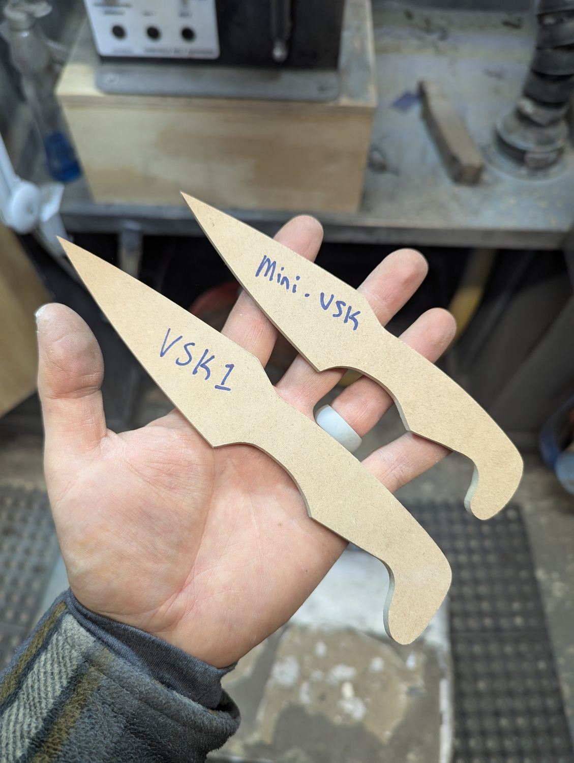 MDF Knife Blanks