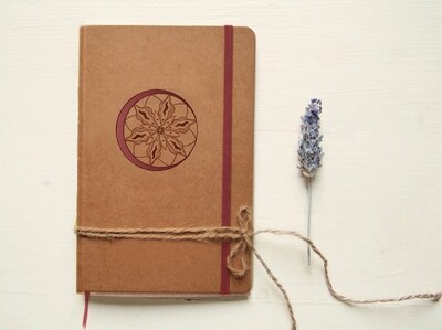 Notebook &quot;Moon Seeds&quot; +free notebook USA,CANADA&amp; EUROPE