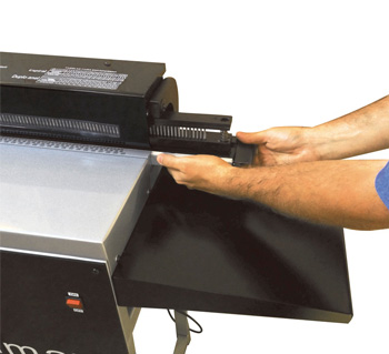 PERFORADORA PARA ANILLOS DOBLE CERO Y ESPIRALES SEMI IN. 43 CMS. MINIMAX PLUS