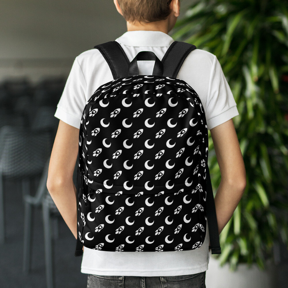 HODL* Backpack &quot;To the Moon&quot; [Black]