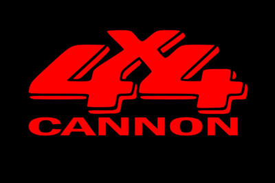 4x4 Cannon Decal &quot;FREE SHIPPING&quot; Australia Wide