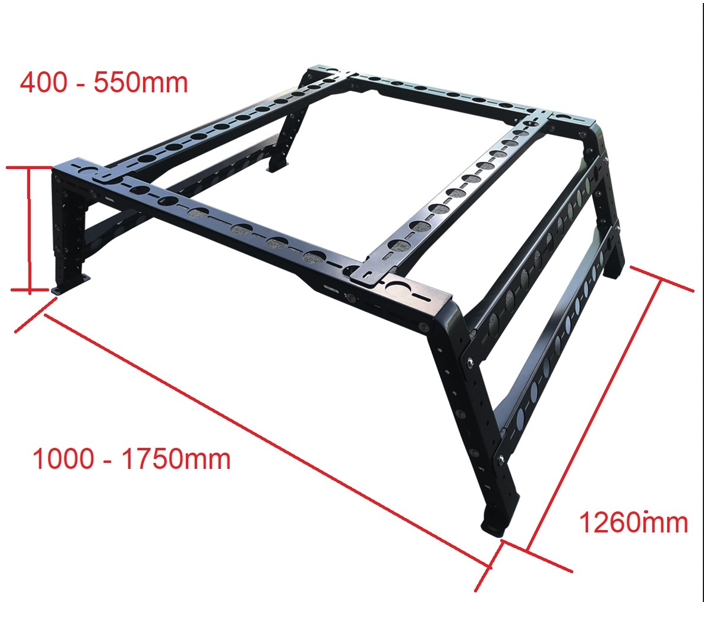 Tub Rack (Tub or Roller Mounted) 400-550 mm high