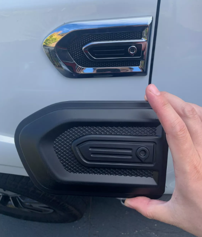 GWM Black Fender Vents Blackout Badge x 2 L&amp;R