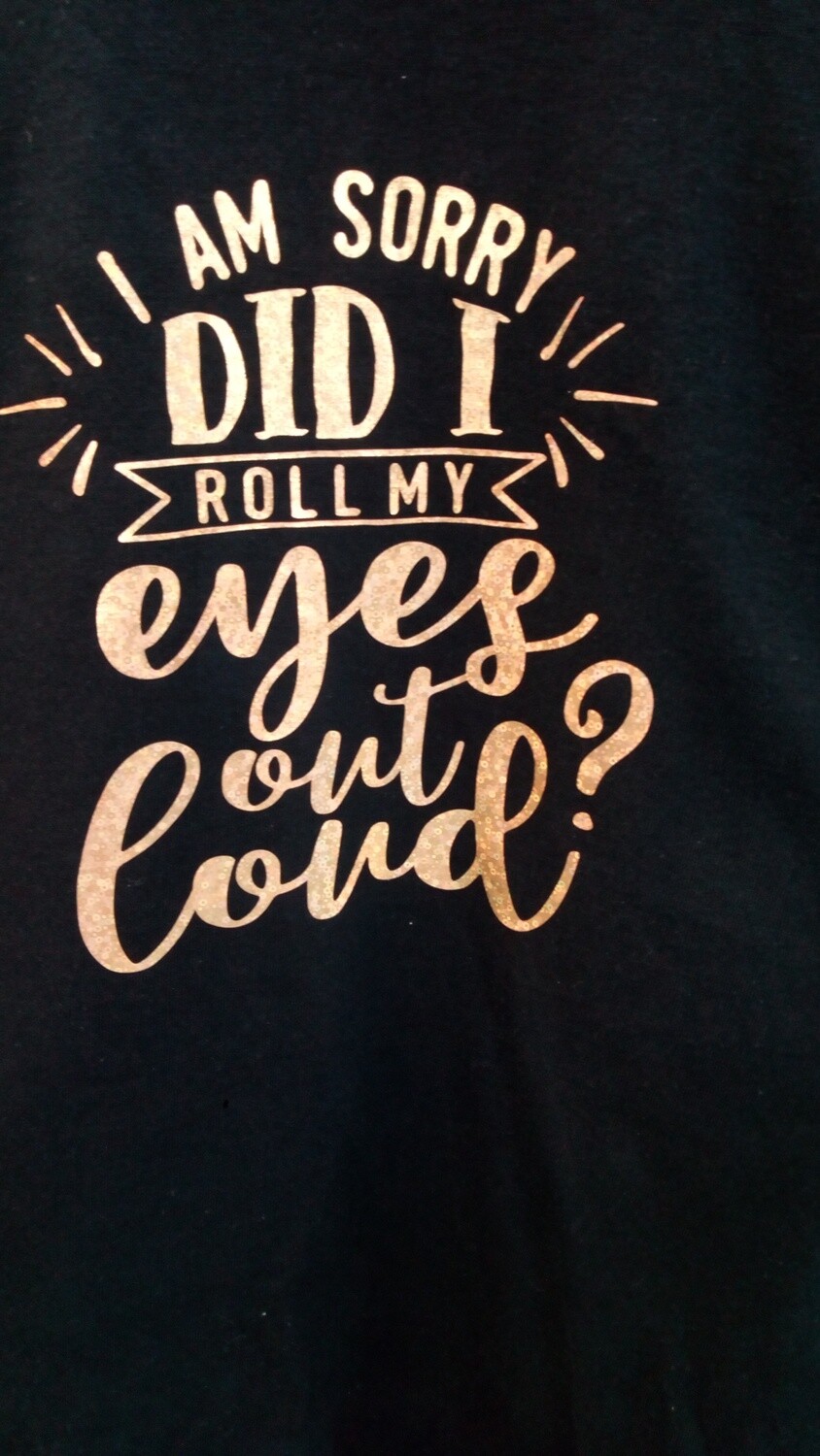 Eye roll out loud