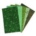 Tissu de Marie fat quarter bundles - Enchanted Emerald