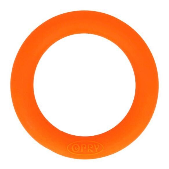 Opry siliconen bijtring rond 55mm - Oranje (693)