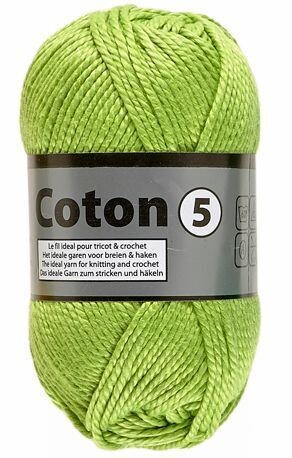 Lammy Yarns - Coton 5 - Linde groen (071)