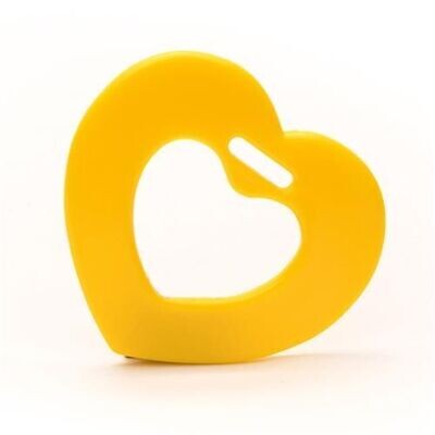 Durable Bijtring hart (2 stuks) - 645 Yellow