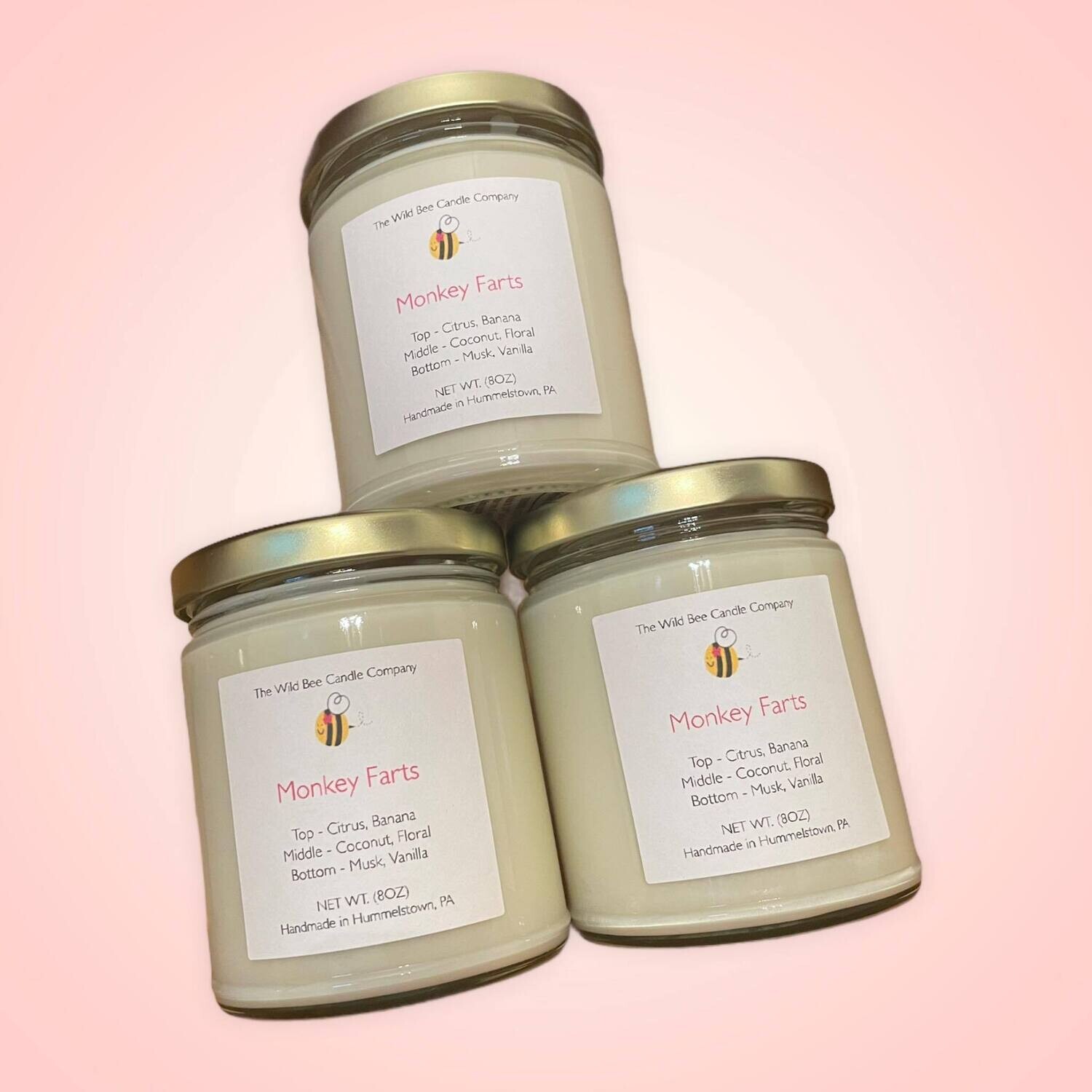 Monkey Farts 8oz Candle