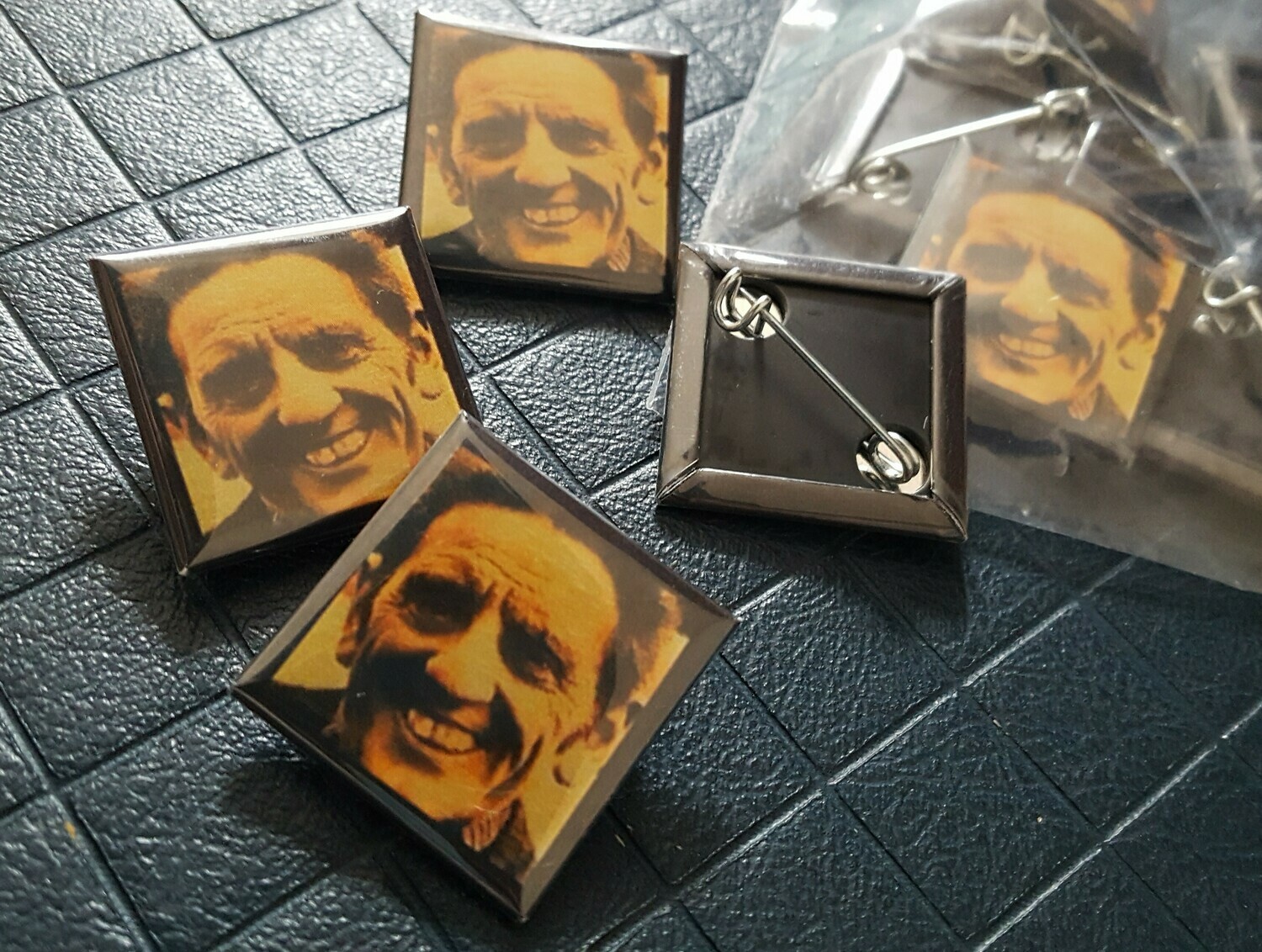New! Jimmy pin badges