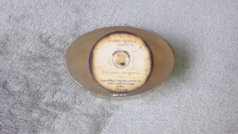 Heavenly Orange soap bar 4.7 oz (Massage bar)