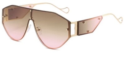 J + F Frameless Aviator Glasses