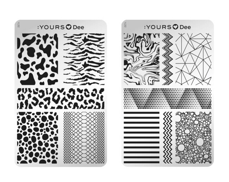 Stamping Plade GOING WILD Dobbeltsidet