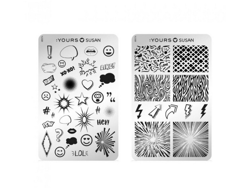 Stamping Plade CARTOON STYLE Dobbeltsidet