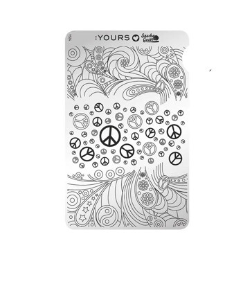Stamping Plade PEACEFUL PLEASURE