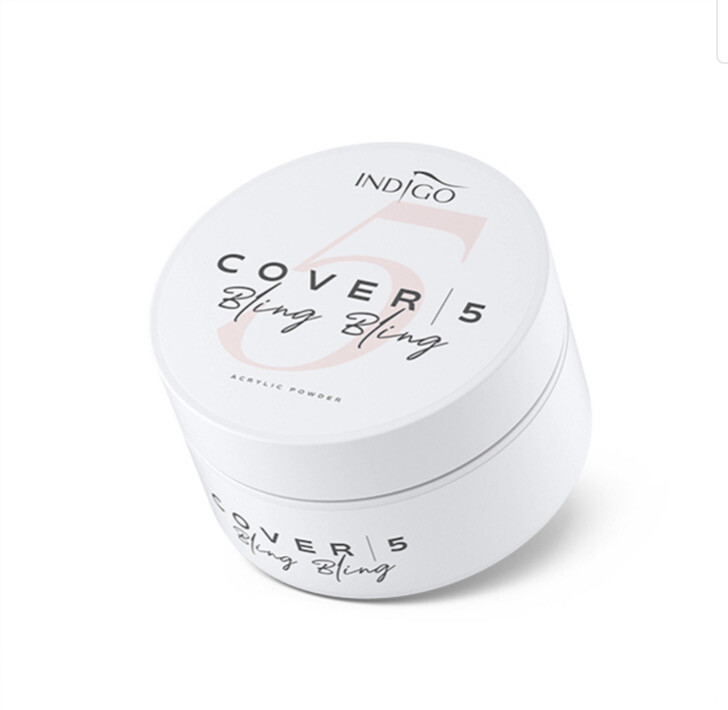 Glitter Cover 5 Akryl Pulver 38 g.