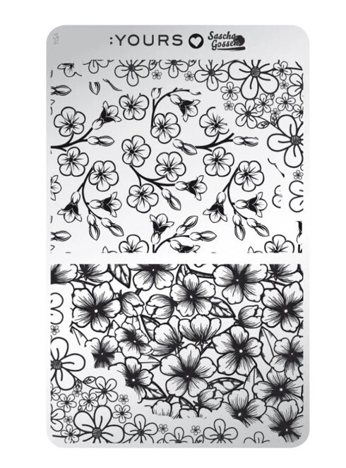 Stamping Plade FLOWER POWER