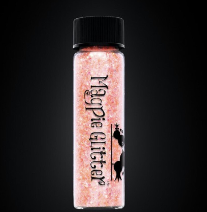MARGERY // Orange Chunky Glitter