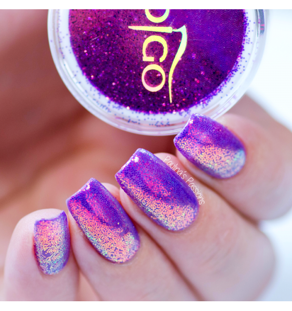 Pixel Effect Neon Lilla