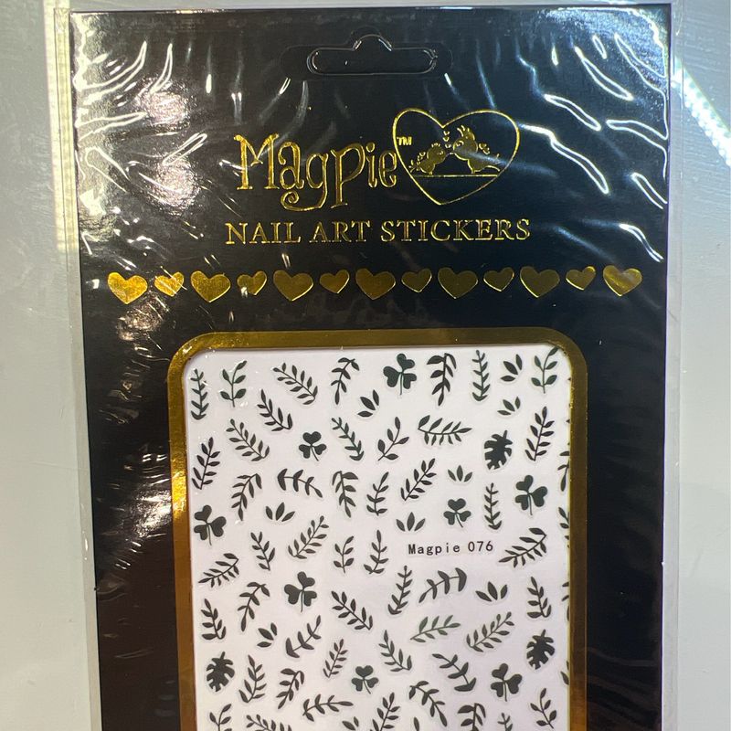 Blomst Stickers // Dark Green