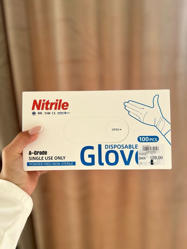 Nitril engangshandsker 100stk.