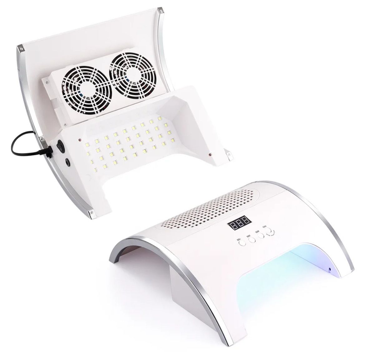 2 i 1 UV/LED neglelampe og støvsuger