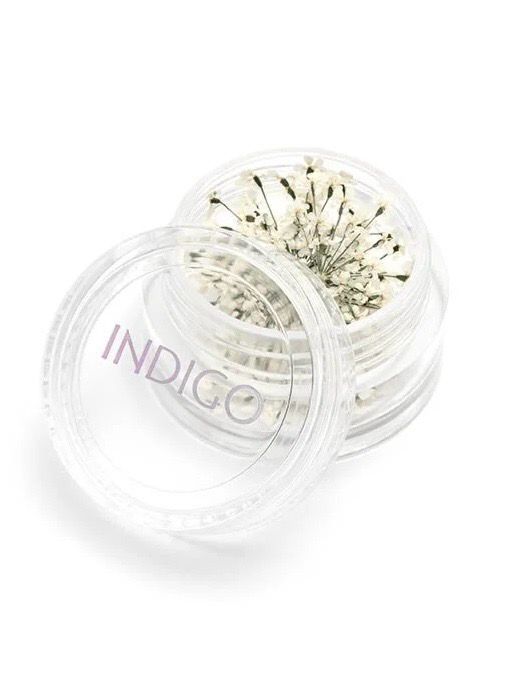 Nailart Dried Flowers White
