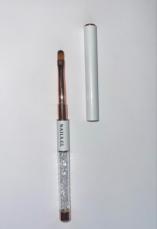 Akryl pensel med låg (mellem)