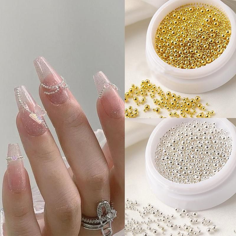 Caviar Beads // Silver