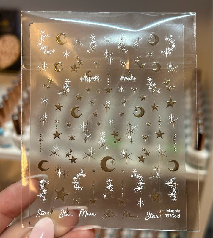 Nail art stickers - GOLD