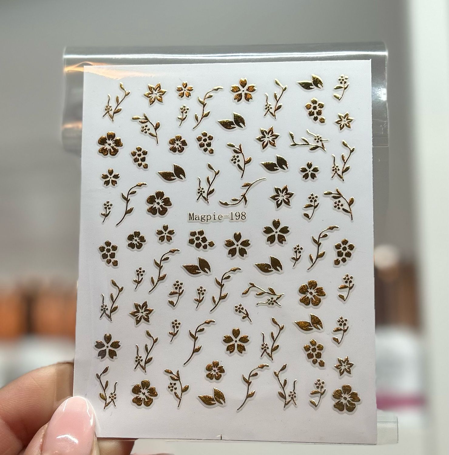 Nail art stickers - GOLD