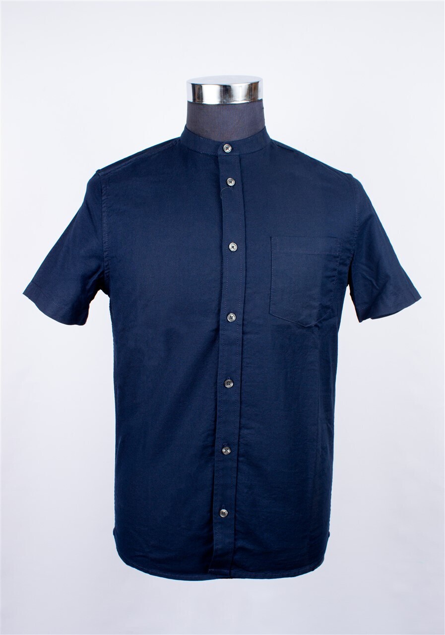 Burton menswear  Sleeved Mandarin Collared Shirt