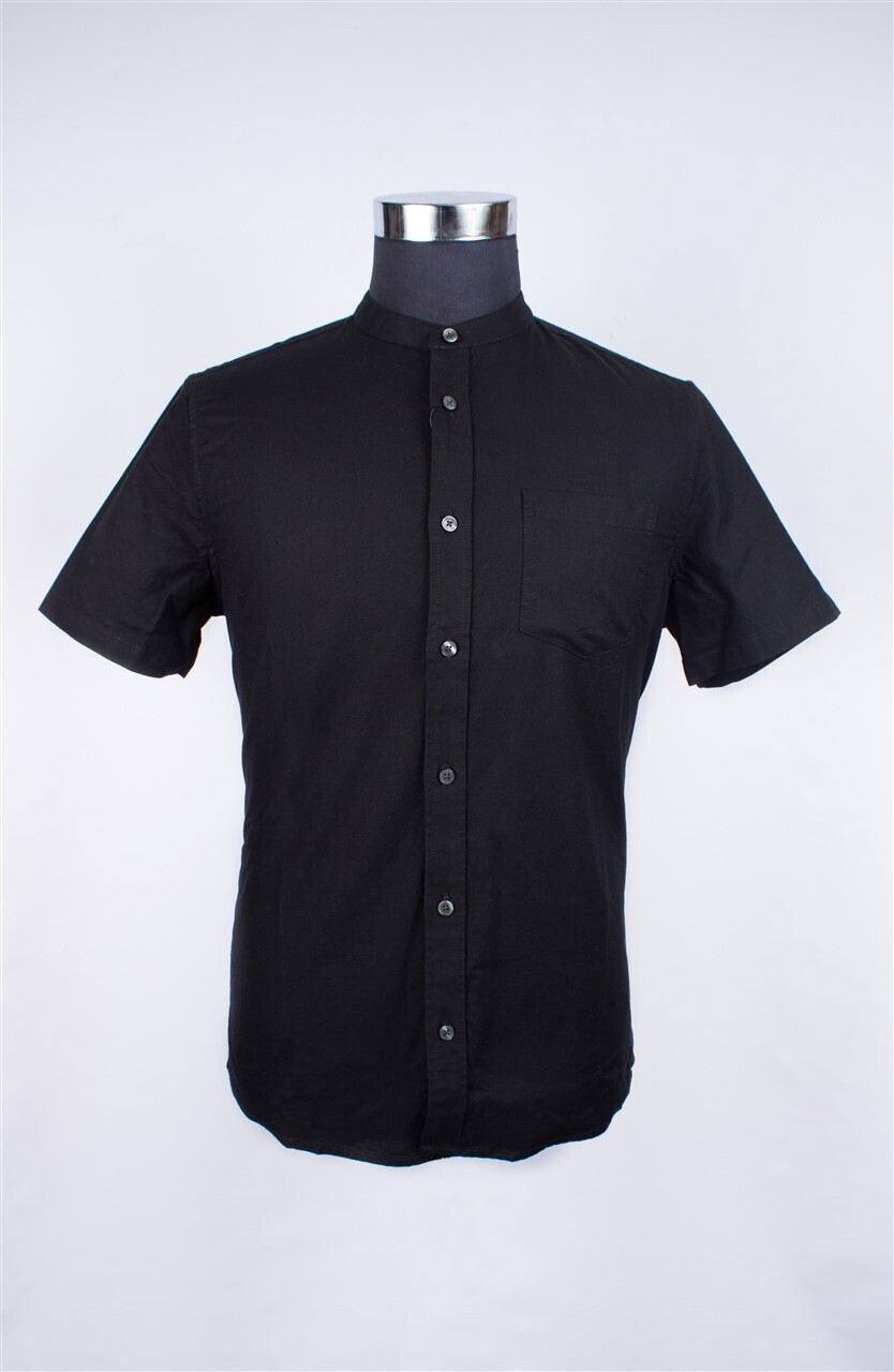 Burton menswear  Sleeved Mandarin Collared Shirt