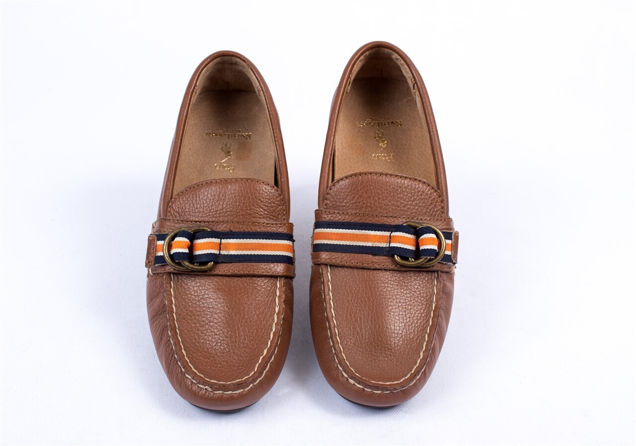 Polo Ralph Lauren Loafers with Stripe detail