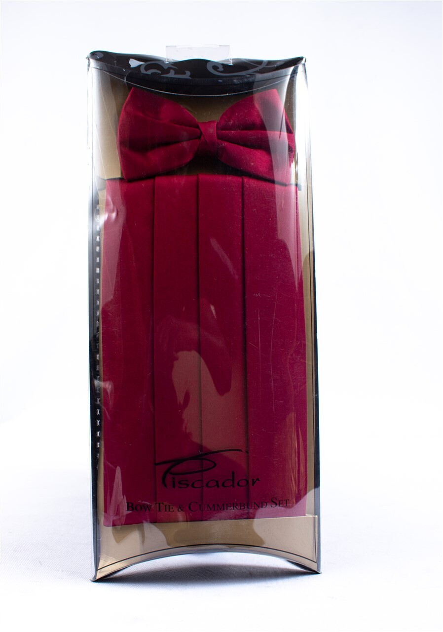 Piscado Bow Tie &amp; Cummerbund Set
