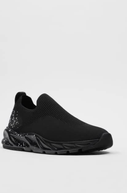 ZARA FABRIC SNEAKER WITH PAINT SPLATTER