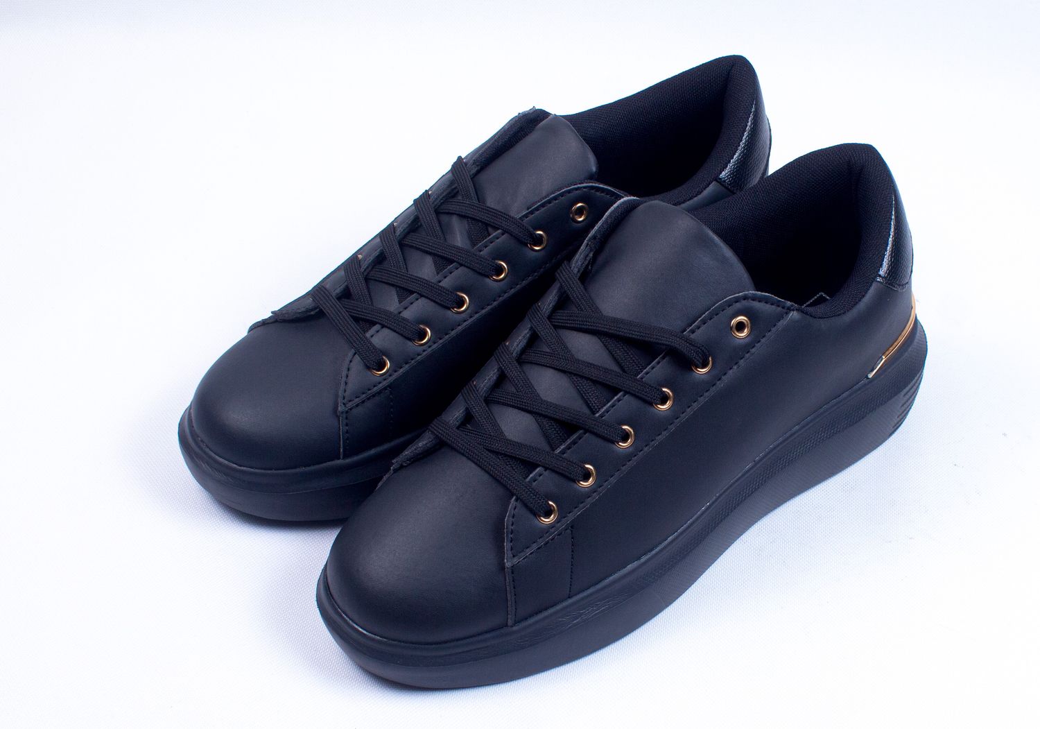 Truffle Collection Chunky Trainers With Gold Tab