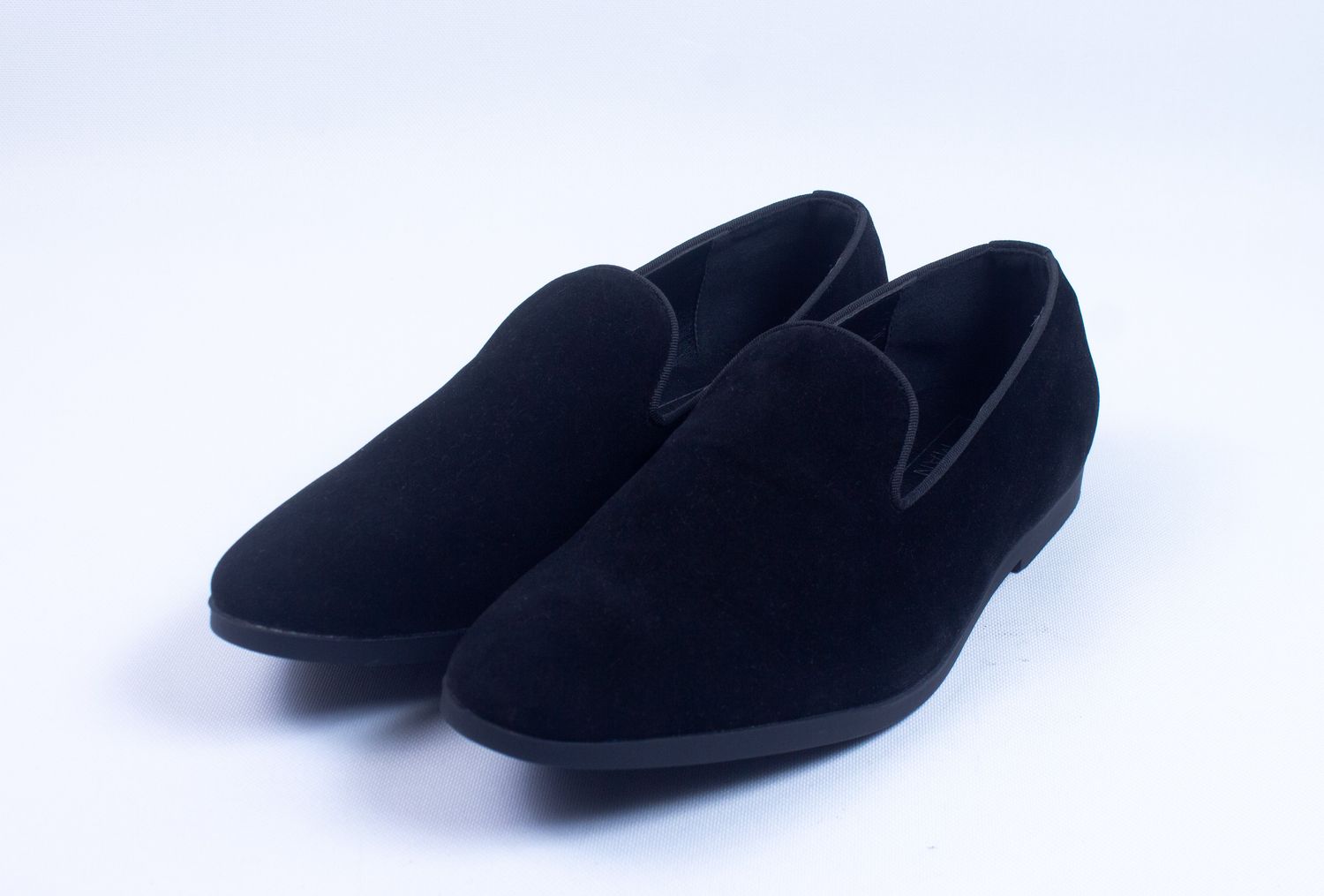 TRUFFLE COLLECTION FAUX SUEDE SLIPS