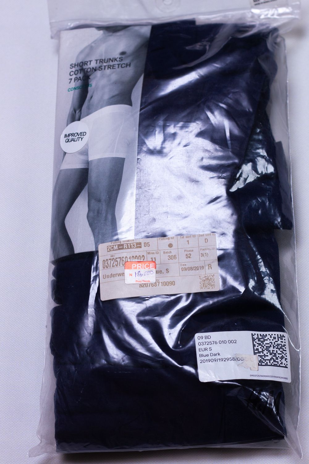 CONSCIOUS SHORT TRUNKS 7 PACK