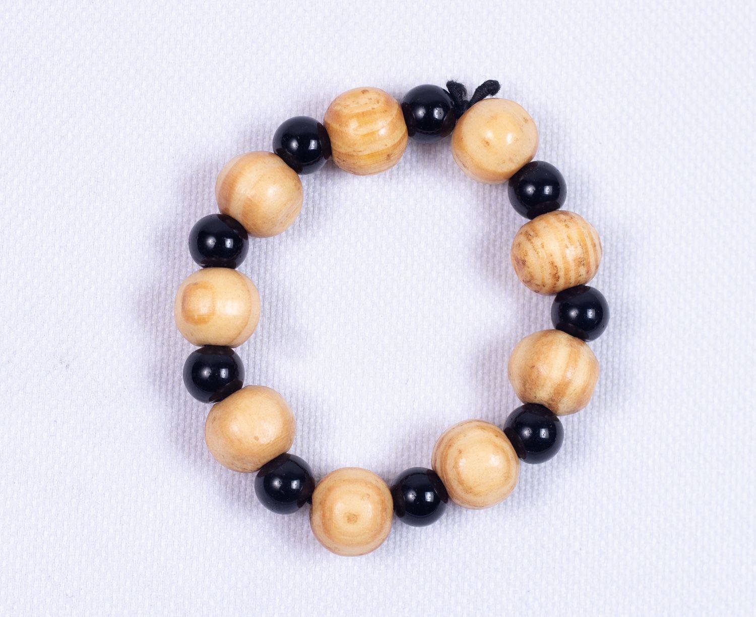 Marble and Black Beads